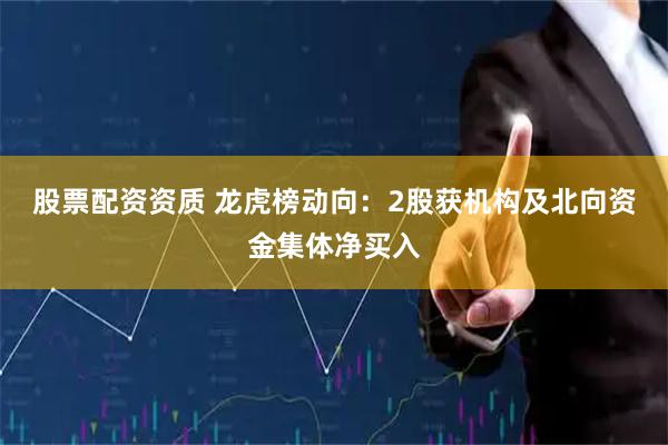 股票配资资质 龙虎榜动向：2股获机构及北向资金集体净买入