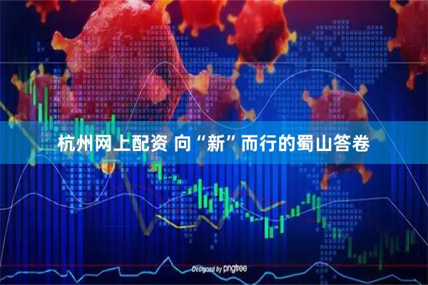 杭州网上配资 向“新”而行的蜀山答卷